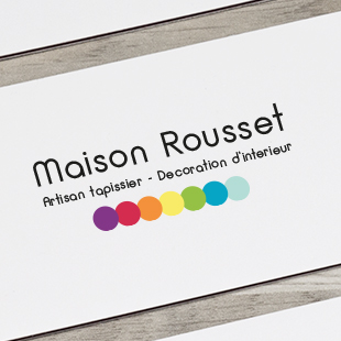 Recherche de logo pour l'identitée visuelle de la Maison Rousset.